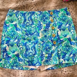 Lilly Mermaid Skirt 🧜‍♀️with white short lining underneath- Perfect Skort ⚜️